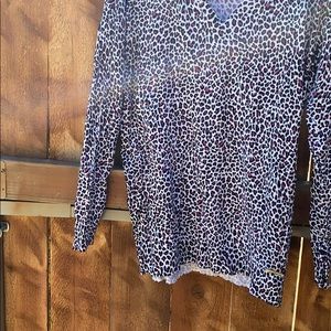 EUC Michael Kors cheetah print sweater light